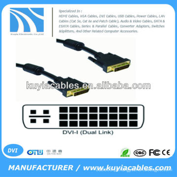DVI 24 + 5 para DVI 24 + 5 cabo para PC Monitor Cabo de cabo de monitor de computador